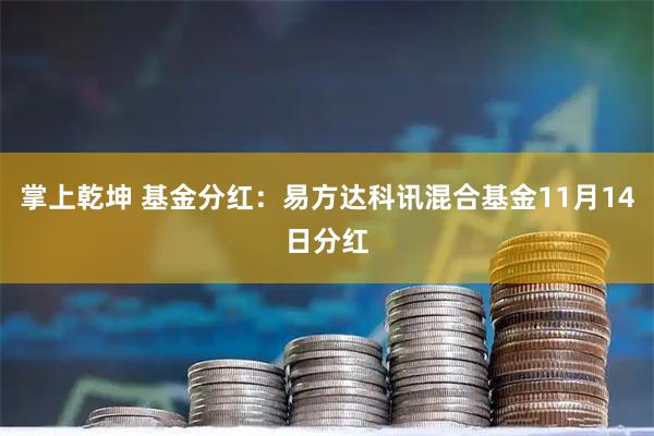掌上乾坤 基金分红：易方达科讯混合基金11月14日分红