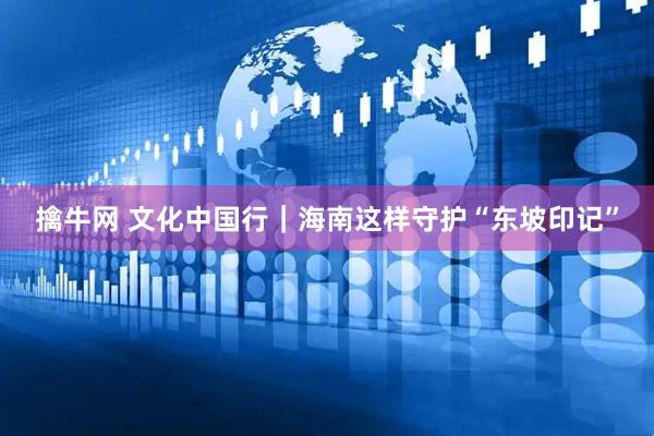 擒牛网 文化中国行｜海南这样守护“东坡印记”